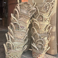 Wiklinowe kosze, Kuwaiti Souq, Ras Al Khaimah, ZEA, Adventurous Camel