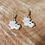 Thumbnail: Cow drop Earring (pink) 