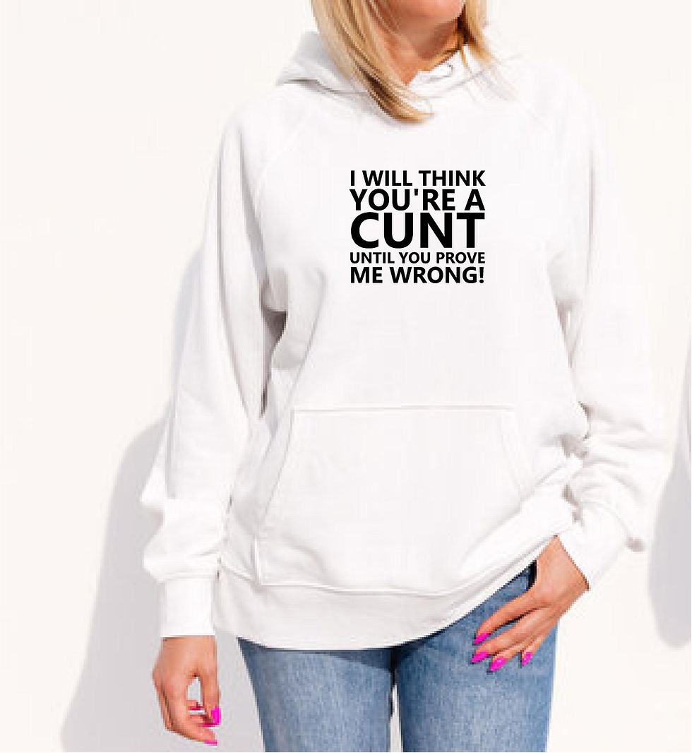 Thumbnail: I will think your a cunt untill you prove me wrong