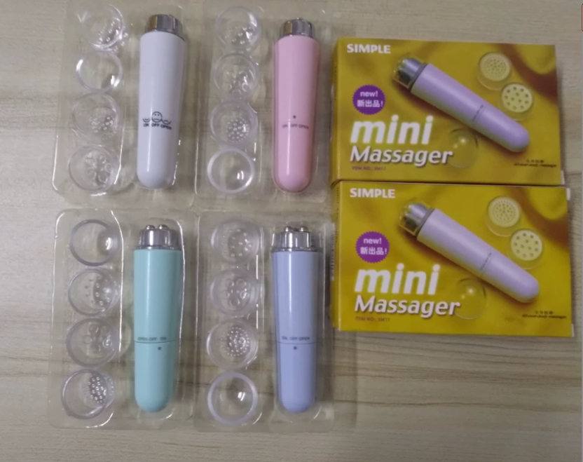 Thumbnail: 4 In 1 Electric Facial Massager Micro Vibration Eye Beauty Instrument For Relax 