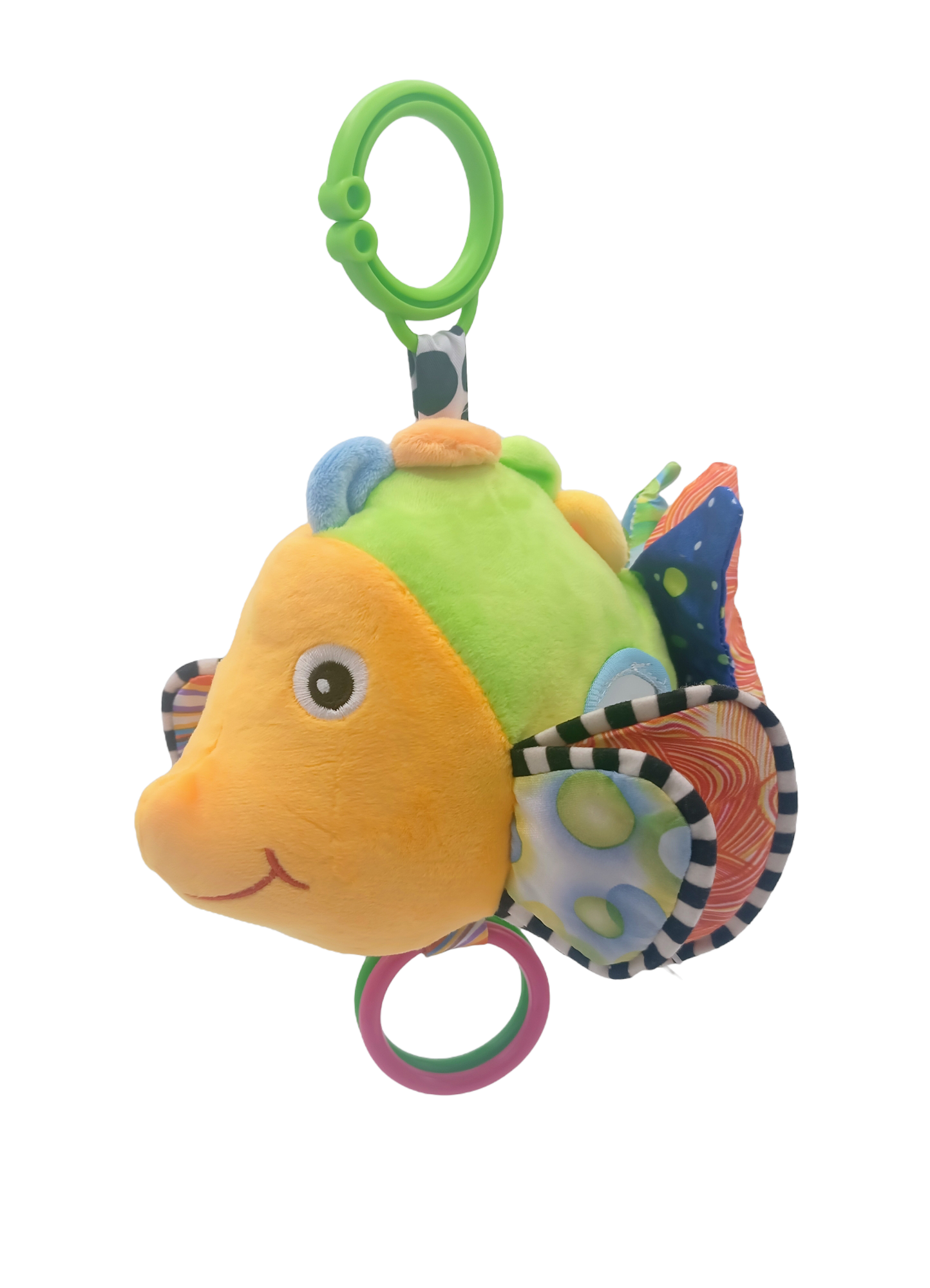 FISH PLUSH MUSIC HANGING TOY