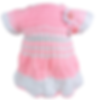 Pink Squares Baby Knit Blanket, Dress, and Sandal Set