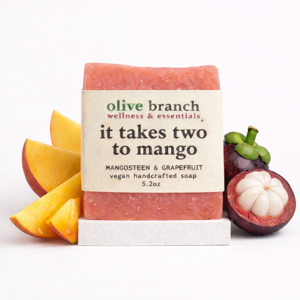 Olive Branch Wellness & Essentials Vegan Soap - It takes two to Mango