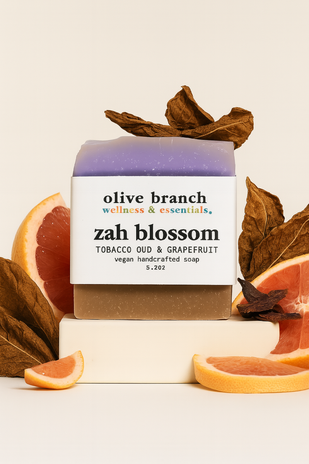 Olive Branch Wellness & Essentials Vegan Soap - Zah Blossom