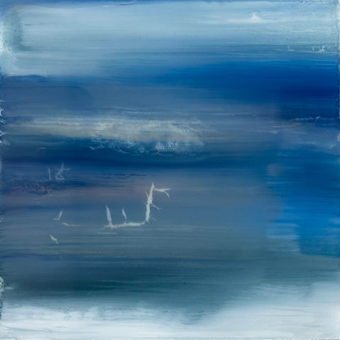 Blue, Green, Orange, Pink II