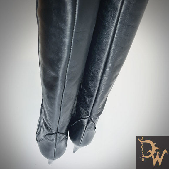 Thumbnail: vintage 90s Biondini Thigh Boots 8UK