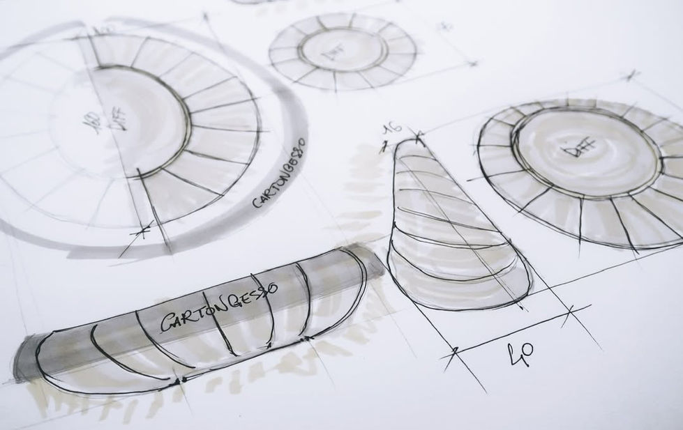 First traces, thoughts in motion… #corpoluce #lampshadesmaker #lampshade #draft #sketches #draft