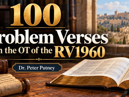 100 Problem Verses in the OT of the RV1960