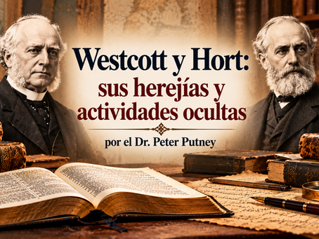 Westcott y Hort: sus herejías y actividades ocultas