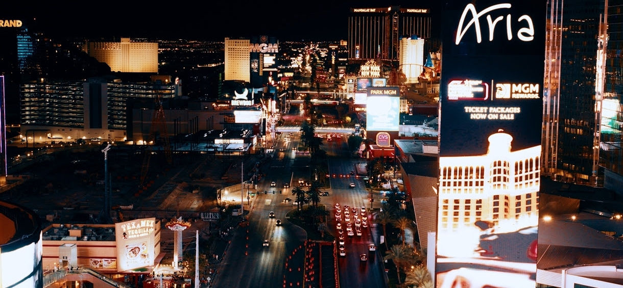 View of Las Vegas strip