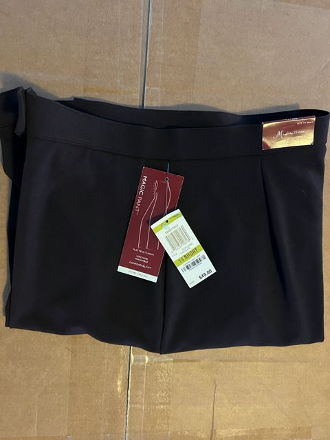 Women Pants - JM Collection - Flattens Tummy - Size: 14 Short - Inseam: 29"