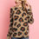 Thumbnail: Mirr Hair Leopard Print Long Sleeved Top