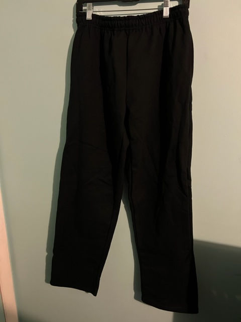 Sweat Pants - GILDAN -XL - Black - 50% Cotton, 50% Polyester