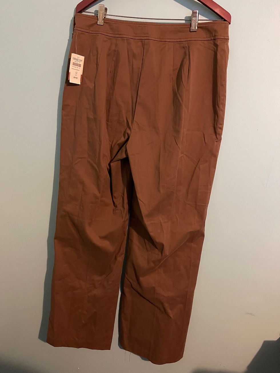 Thumbnail: CONTOUR WAIST SATEEN PANT - BY Coldwater Creek - 12 Misses
