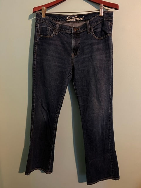 Thumbnail: Women Jeans - OLD NAVY - The Sweet Heart - Size: 10 Short - Color: Blue