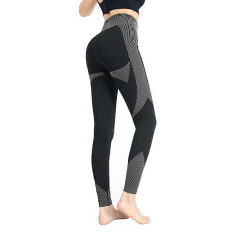 Thumbnail: Hollow Seamless Pants Slim Sweat Yoga Sweatpants