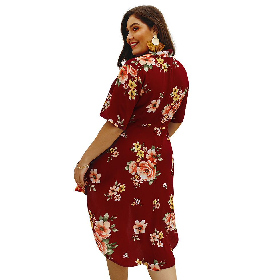 Thumbnail: Explosion models 2021 spring and summer elegant print dress
