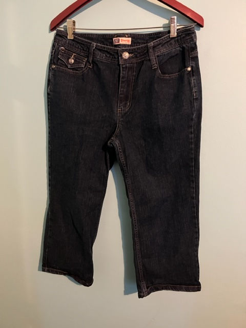 Thumbnail: Women Jeans - Faded Glory - Stretch - Size: Missy 10 - Color: Dark Blue