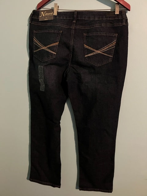 Thumbnail: Women Jeans - Natural Reflections - Classic Straight Leg - Size: 14P