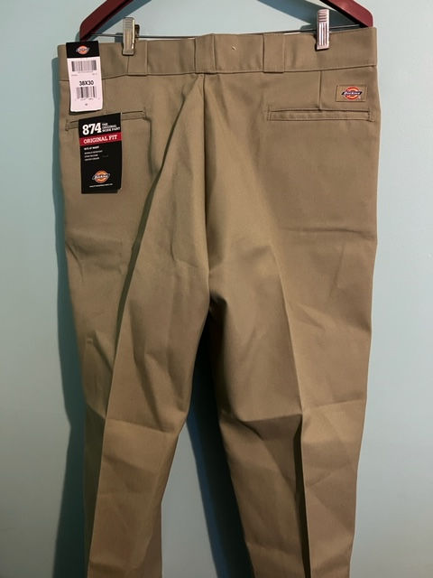 Thumbnail: Men Pants - Dickies - 874 Original Fit - Size: 38W X 30L - Color: Khaki