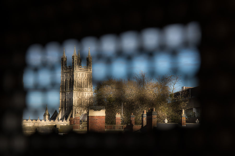 Gloucester Cathedral from prison