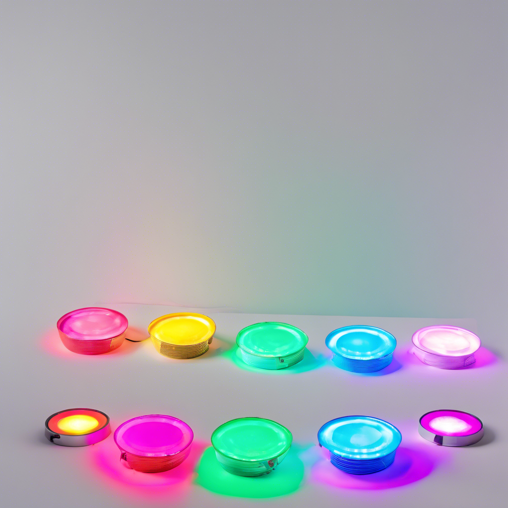 Colorful LED Uplights