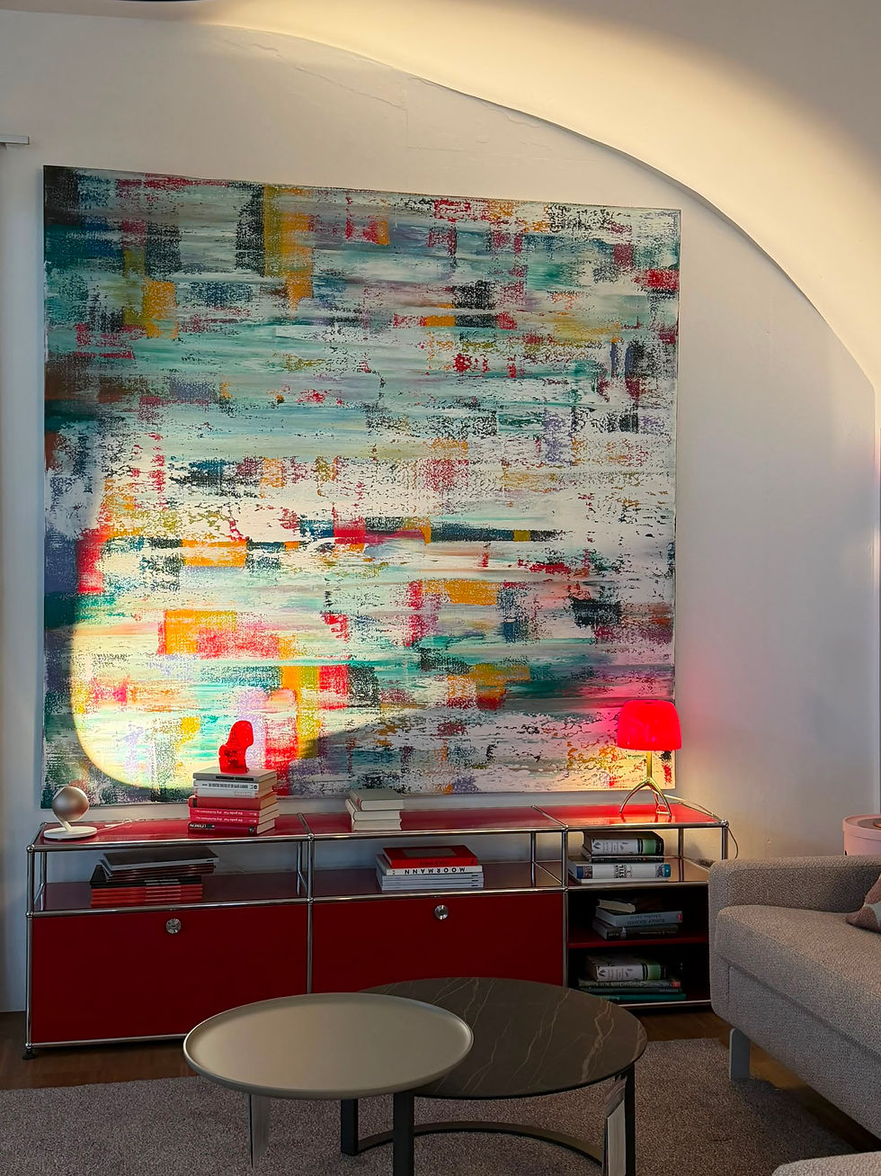 Thumbnail: Be focused | 200 x 190 cm | 3.000 € | zzgl. Versand
