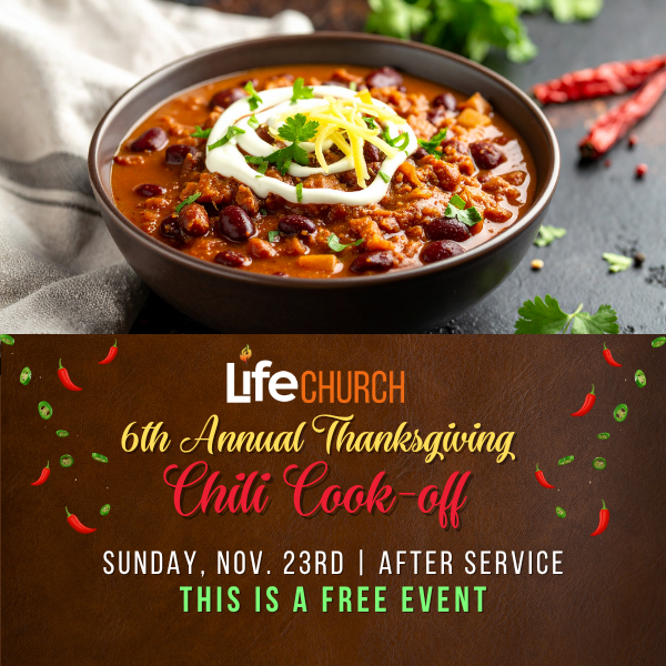 6th Annual Thanksgiving Chili Cook-off