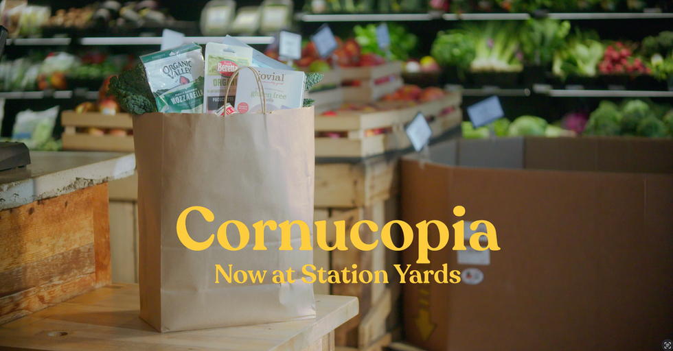 Cornucopia Station Yards Opening Advertisement Campaign