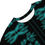 Thumbnail: Weomepe Fall 2024 Collection - (Teal/Black) T-Shirt Dress