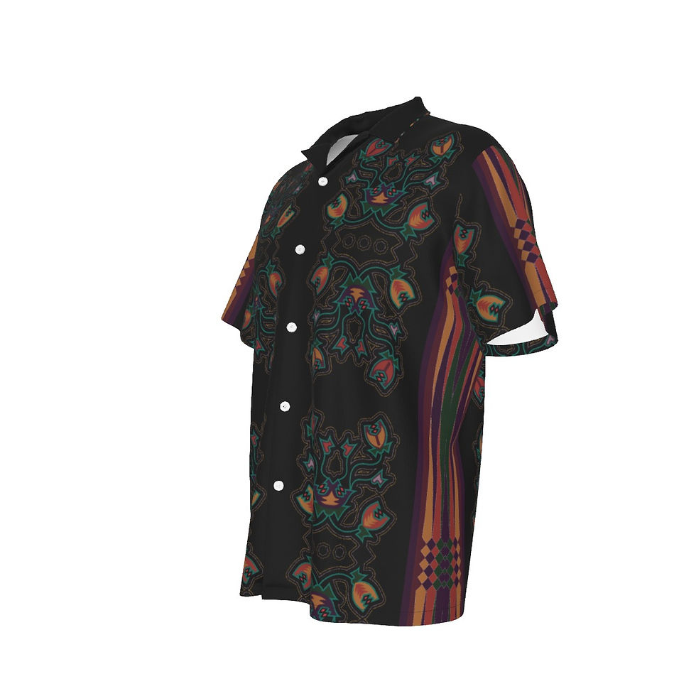 Thumbnail: R+T Adult Short-Sleeve Button-Up Shirt | Cotton poplin