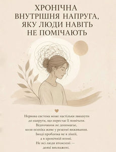 Хронічна Внутрішня Напруга, Яку Люди Часто не Помічають