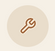 Minimal beige rounded-rectangle box with a subtle shadow on a light background.