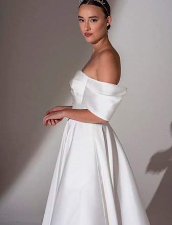JESSIE SATIN BALL GOWN WEDDING DRESS