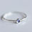 Thumbnail: Tanzanite ring - skinny stackable ring