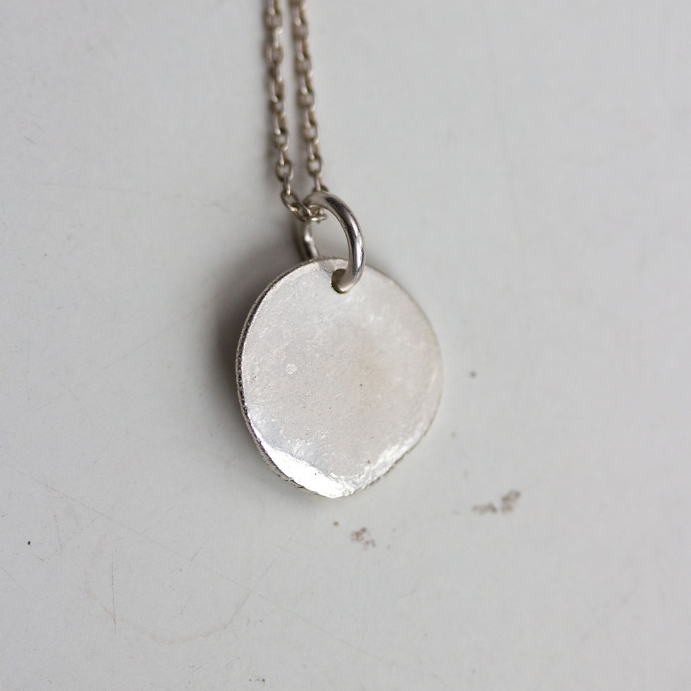 Thumbnail: Spikelet - nature inspired necklace with a spikelet texture