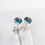 Thumbnail: London Blue Topaz stud earrings, tiny studs