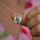 Thumbnail: Floral - nature inspired necklace with floral texture
