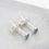 Thumbnail: Apatite stud earrings