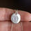 Thumbnail: Hydrangea - nature inspired necklace with hydrangea petal imprint