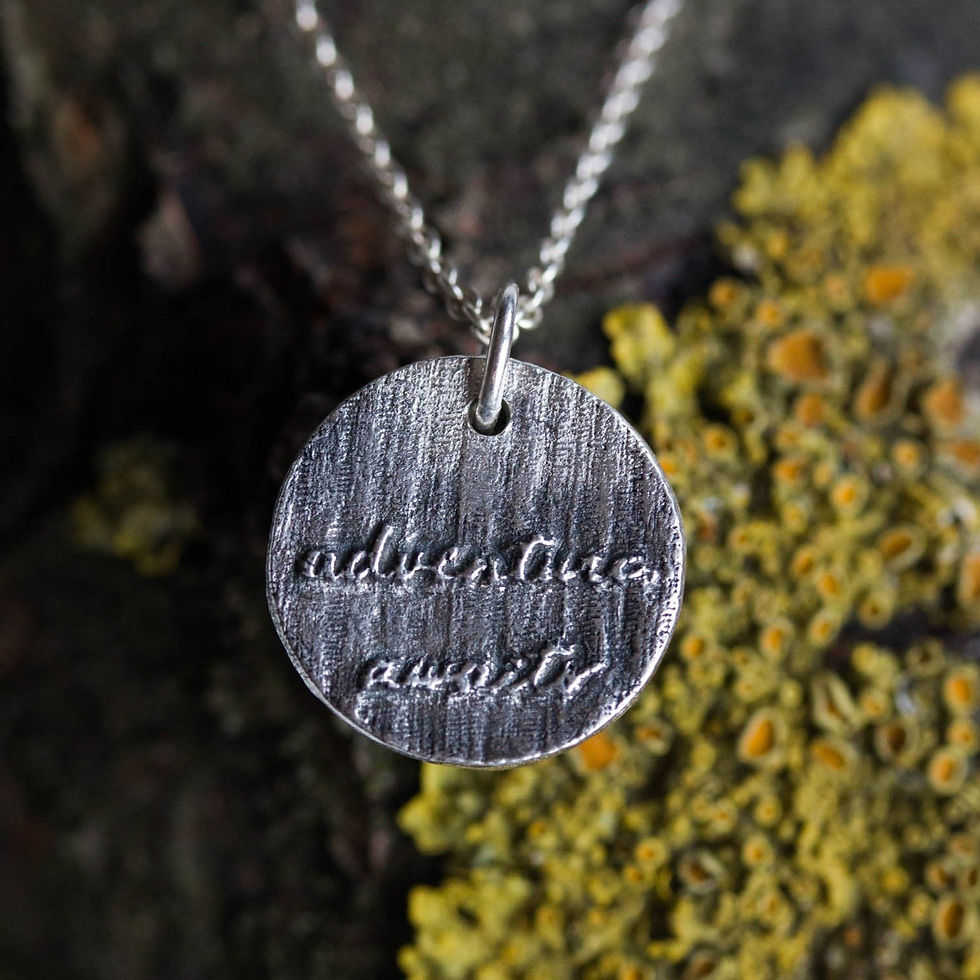 Thumbnail: Adventure avaits, double sided necklace