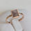 Thumbnail: Dendritic agate ring, rectangular in gold