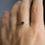 Thumbnail: Natural blue Australian parti-Sapphire ring in gold