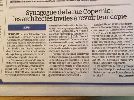 Copernic: les architectes invités à revoir leur copie
