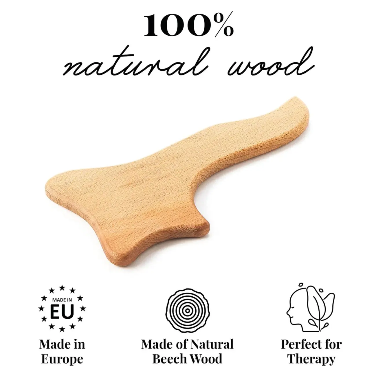 Wooden Cellulite Massager Lymphatic Drainage Massage Tool