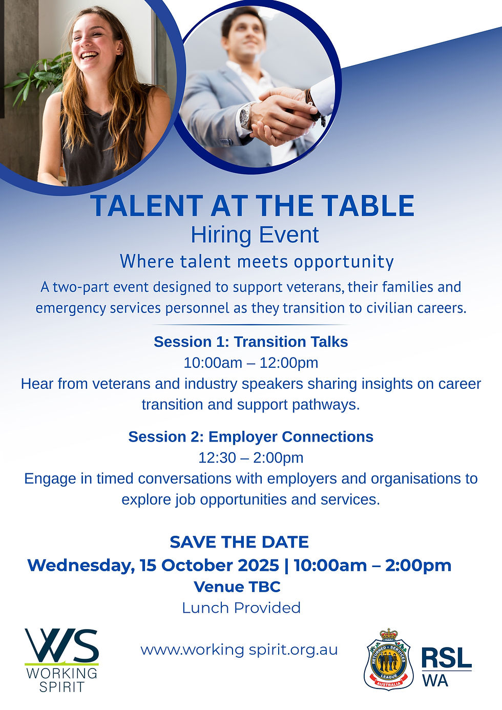 Talent at the Table Hiring Event