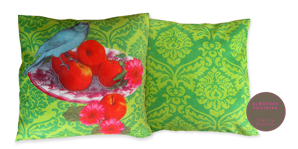 Capa de almofada dupla face Fruteira