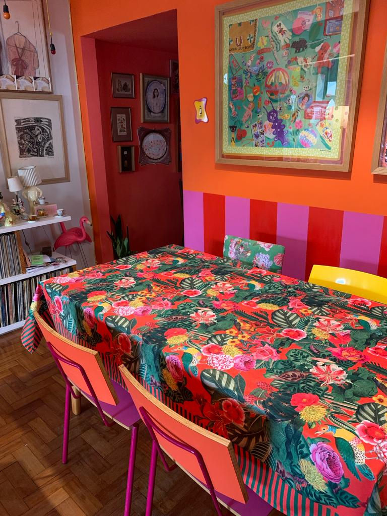 Miniatura: toalha de mesa selva