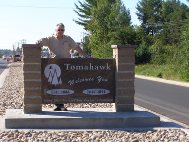 Granite sign