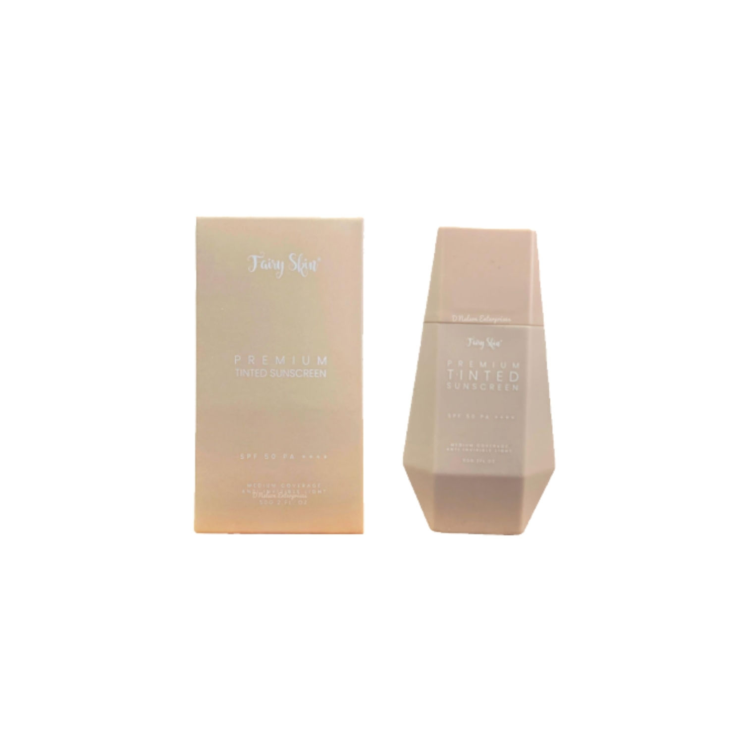 Fairy Skin Premium Tinted Sunscreen SPF 50 PA+++ (50ml)
